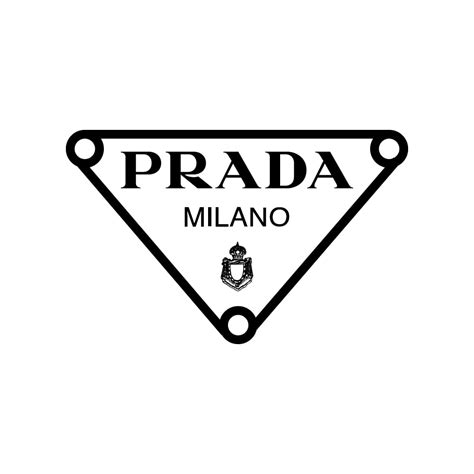 Prada Triangle Logo Plaque Non